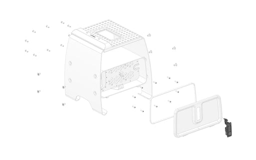 Stark Varg OEM Charger housing lid latch eParts