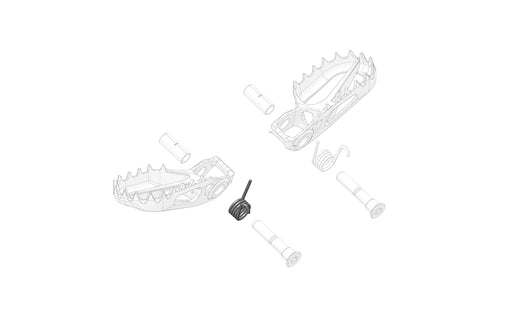 Stark Varg OEM Foot peg spring Left eParts