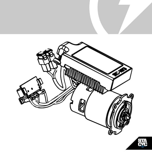 Stacyc 12" REPLACEMENT ESC AND MOTOR COMBO - 12EDRIVE - Lithium Powersports