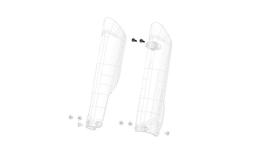 Stark Varg OEM Brake bracket screws on fork guard eParts