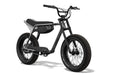 Front view of SUPER73-ZX in Metallic Aluminum. @color_metallic aluminum