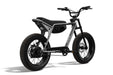 Rear view of SUPER73-ZX in Metallic Aluminum. @color_metallic aluminum