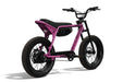 Rear view of the SUPER73-ZX in Prickly Pink. @color_prickly pink