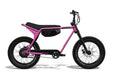 Side view of the SUPER73-ZX in Prickly Pink. @color_prickly pink