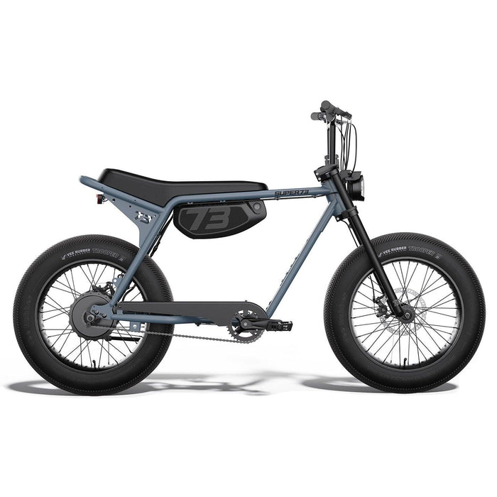 Side view of the SUPER73-ZX ebike in Panthro Blue. @color_panthro blue