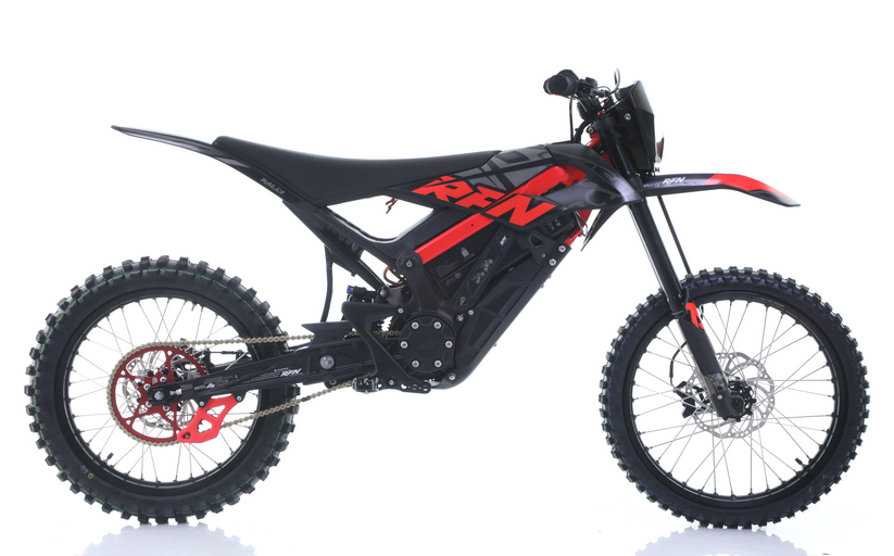 RFN Rally Pro 6.5 Electric Dirt Bike Black Red eParts