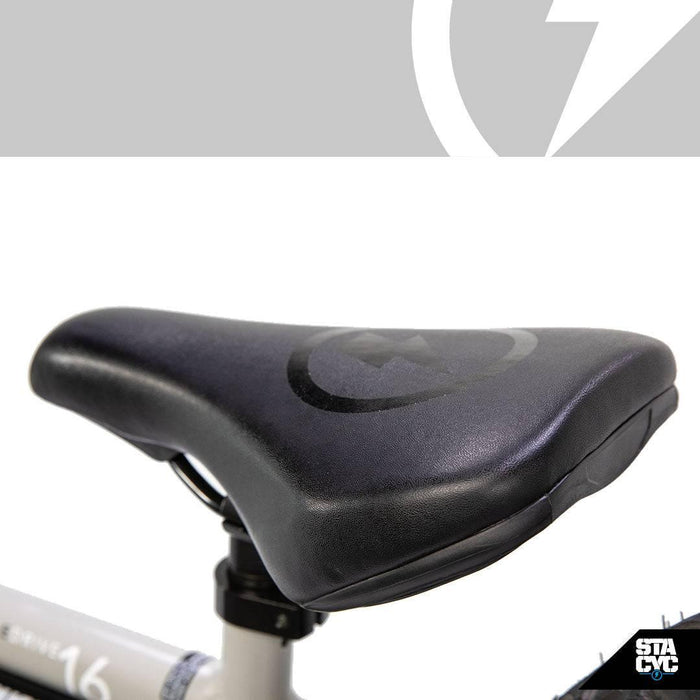 BOLT LOGO SADDLE - BLACK - Lithium Powersports