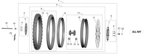 Surron Light Bee X OEM (MY25-26) Rear Rim