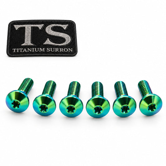 TS Titanium Front Rotor Bolts - E-Moto