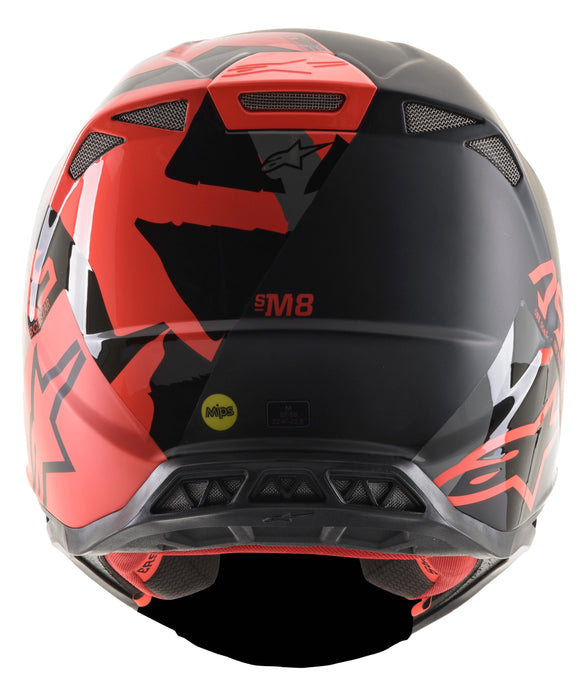 Alpinestars S.Tech S-M8 Echo Helmet Black/yellow Fluo/m&g