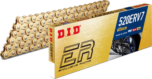 Chain 520erv7 124l Gold/gold - Lithium Powersports