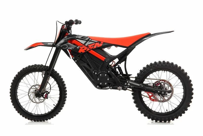 RFN Ares Rally Pro 74V35AH Electric Dirt Bike Black/Red