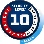 ABUS BORDO™ XPlus Alarm Big 6000KA/120 Folding Lock + SH Bracket - Lithium Powersports