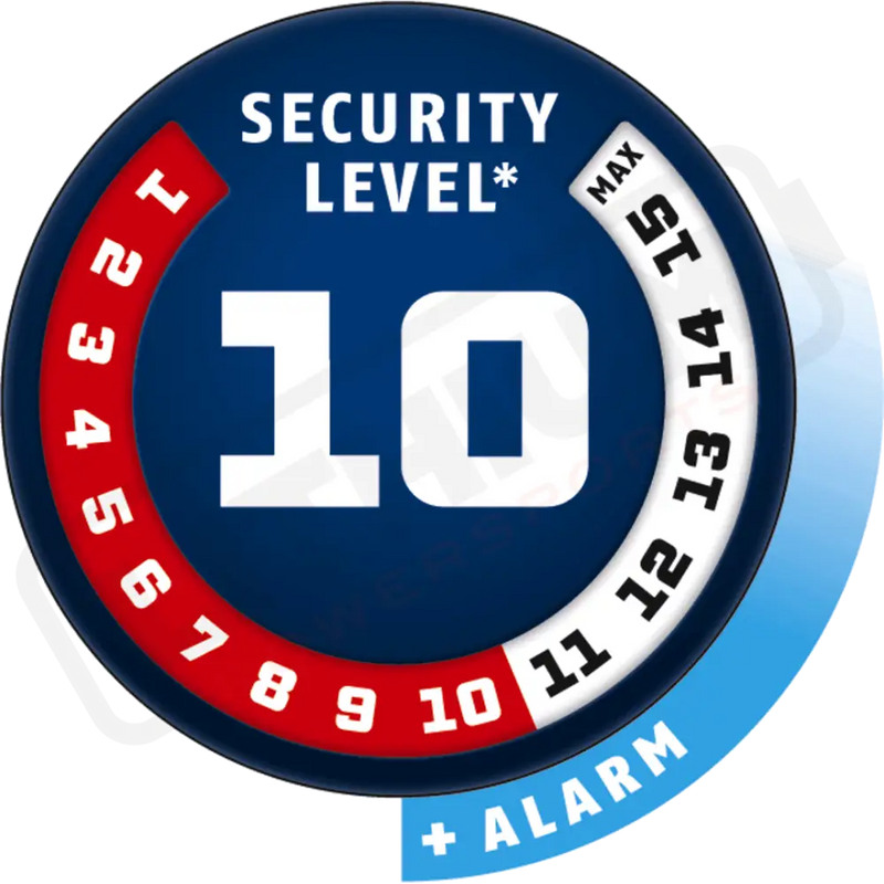 ABUS BORDO™ XPlus Alarm Big 6000KA/120 Folding Lock + SH Bracket - Lithium Powersports