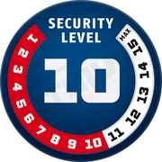 ABUS BORDO™ XPlus Big 6000K/120 Folding Lock + SH Bracket - Lithium Powersports