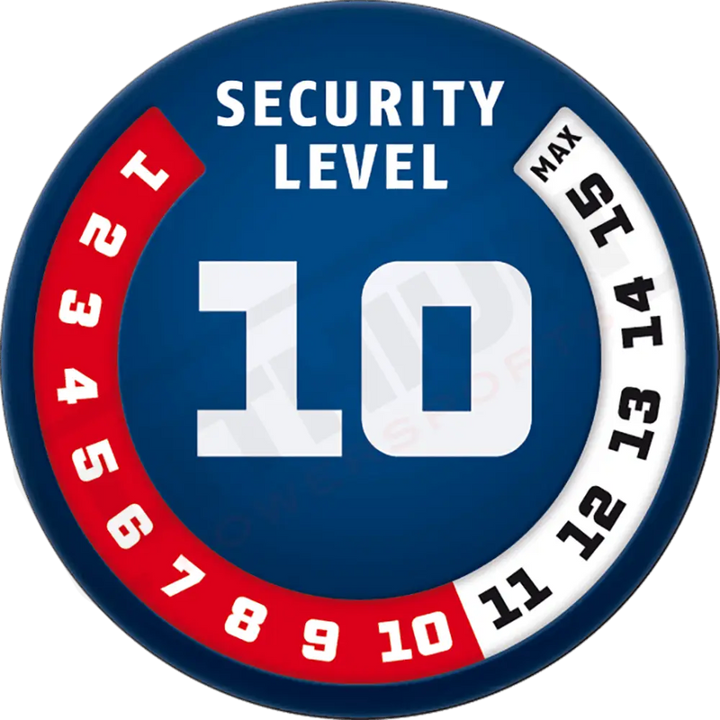 ABUS BORDO™ XPlus Big 6000K/120 Folding Lock + SH Bracket - Lithium Powersports