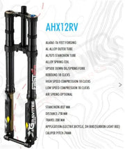 AHX12RV FastAce Gravitee Fork for E-Moto. Surron E-Ride Pro Talaria - Suspension