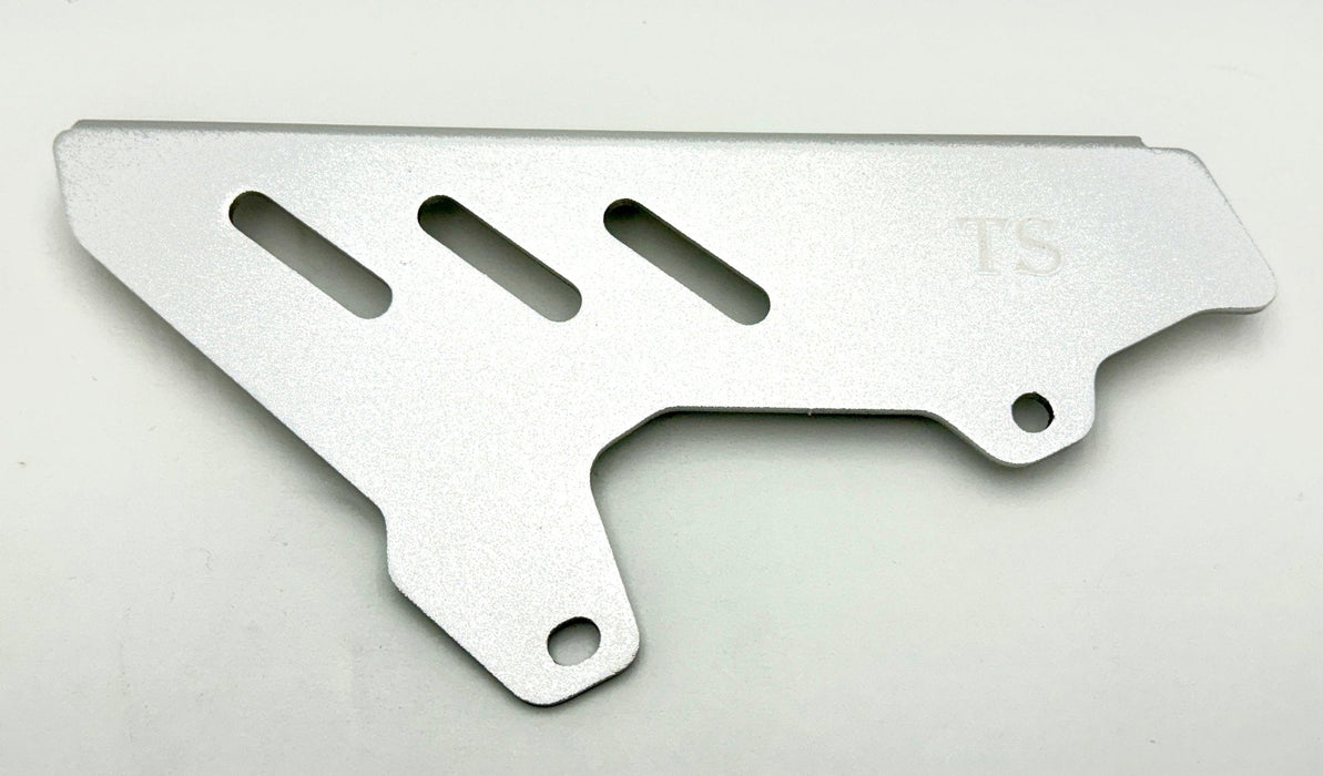 Titanium Surron Aluminum Chain Guard Surron LBX and Segway Silver Aluminum Chain Guard LBX