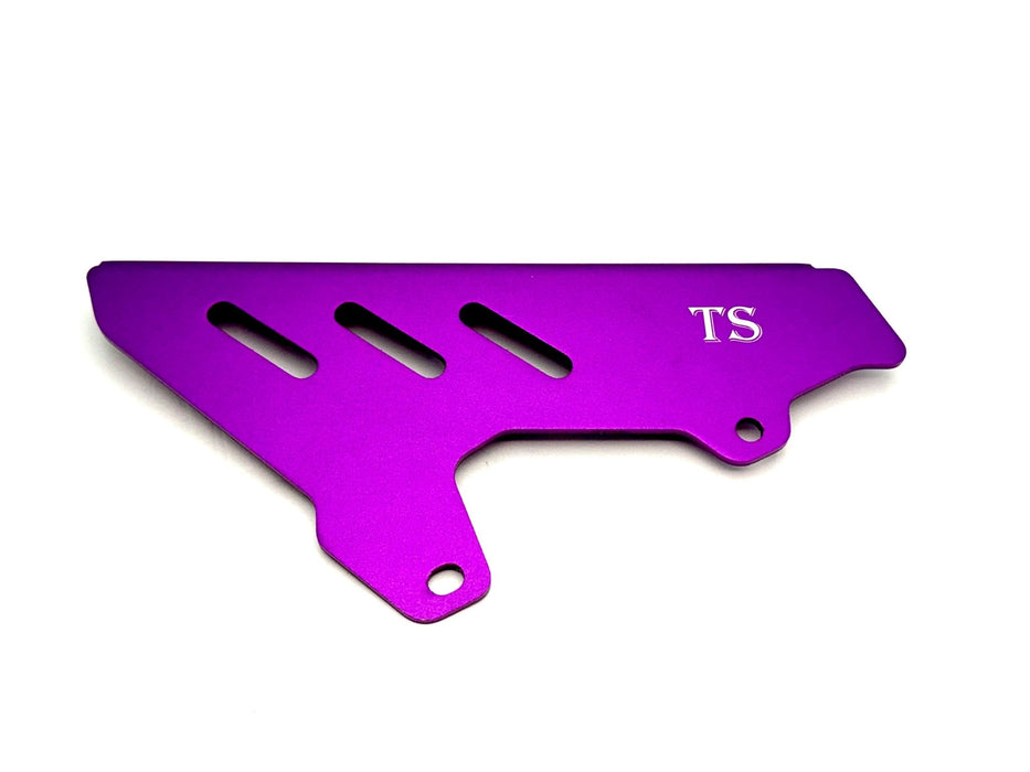 Titanium Surron Aluminum Chain Guard Surron LBX and Segway Purple Aluminum Chain Guard LBX