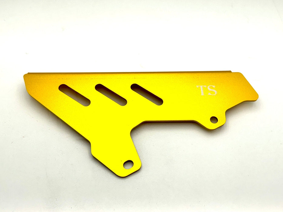 Titanium Surron Aluminum Chain Guard Surron LBX and Segway Gold Aluminum Chain Guard LBX
