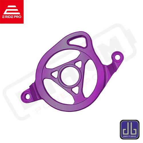 Aluminum CNC Motor Sprocket Cover | E Ride Pro | Surron LBX - Purple - Sprocket Cover