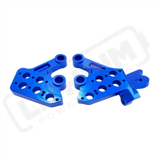 Aluminum Foot Peg Bracket | Talaria Sting Blue Foot Peg Bracket