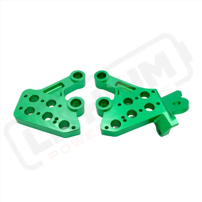 Aluminum Foot Peg Bracket | Talaria Sting Green Foot Peg Bracket