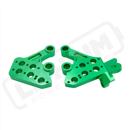 Aluminum Foot Peg Bracket | Talaria Sting Green Foot Peg Bracket