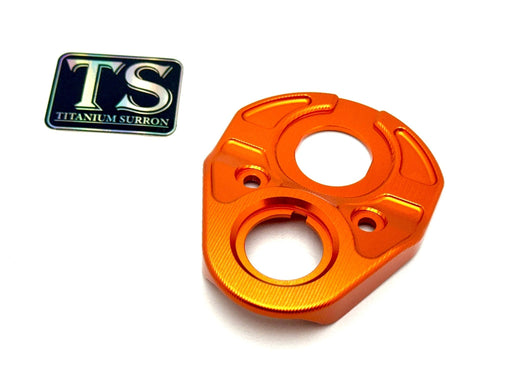 Titanium Surron Aluminum Key Cover/ USB Plate for E-Ride Pro Burnt Orange Aluminum Ignition Cover