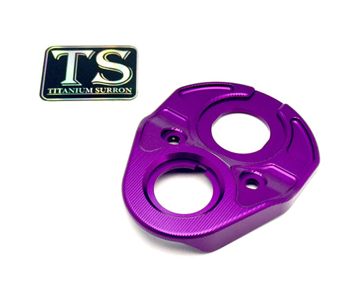 Titanium Surron Aluminum Key Cover/ USB Plate for E-Ride Pro Purple Aluminum Ignition Cover
