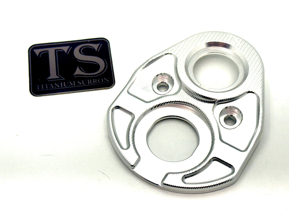 Titanium Surron Aluminum Key Cover/ USB Plate for E-Ride Pro Silver Aluminum Ignition Cover