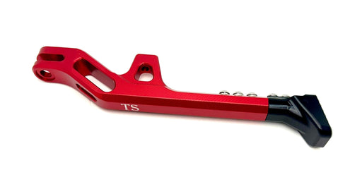 Titanium Surron Aluminum Kickstand for E-Moto Red / Black Foot E-Moto Kickstand