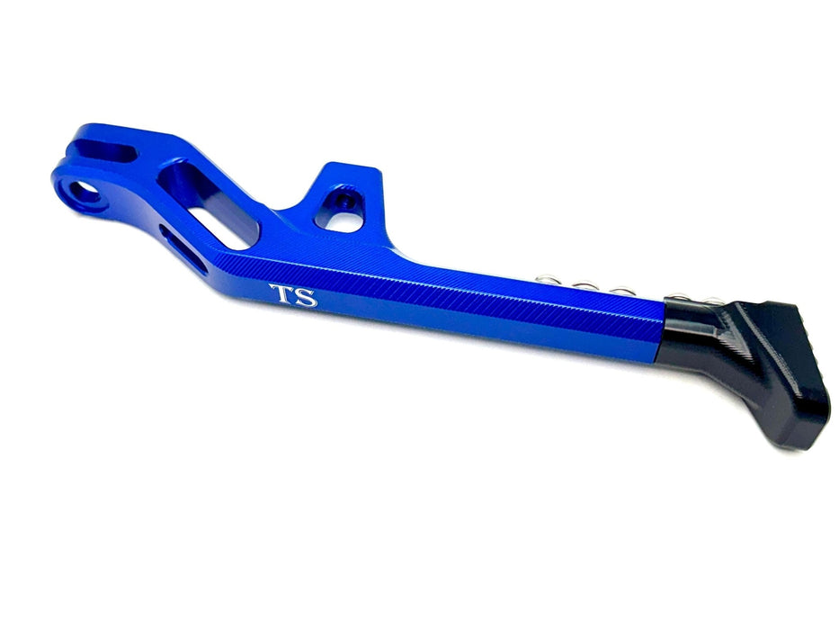 Titanium Surron Aluminum Kickstand for E-Moto Blue / Black Foot E-Moto Kickstand