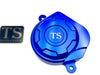 Titanium Surron Aluminum Motor Cover for Surron E-ride Pro and Segway Blue / Surron LBX - Segway X-260 - E-Ride Pro SS