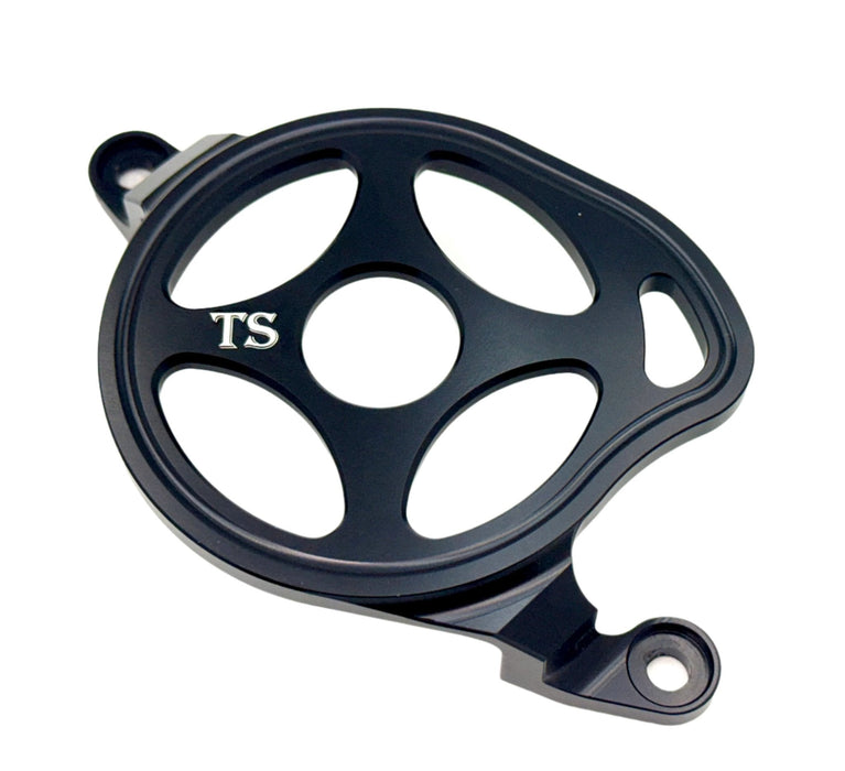 Titanium Surron Aluminum Motor Cover (Open Style) for Surron E-ride Pro and Segway Black / Surron LBX and Segway Surron