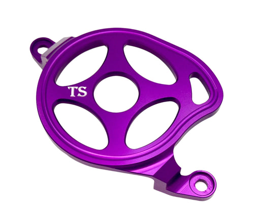 Titanium Surron Aluminum Motor Cover (Open Style) for Surron E-ride Pro and Segway Purple / Surron LBX and Segway