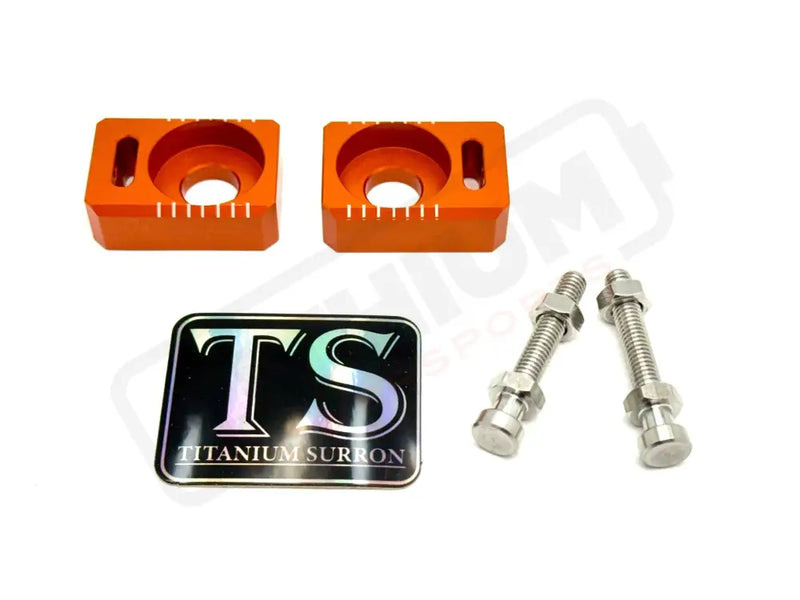 Axle Block/ Chain Tensioner Surron Segway E-Ride Pro SS 2.0 - Burnt Orange - Axle Block E-Moto