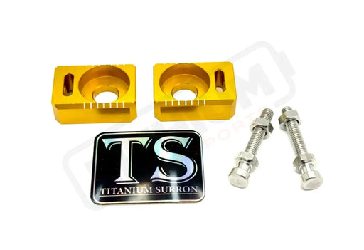 Axle Block/ Chain Tensioner Surron Segway E-Ride Pro SS 2.0 - Gold - Axle Block E-Moto