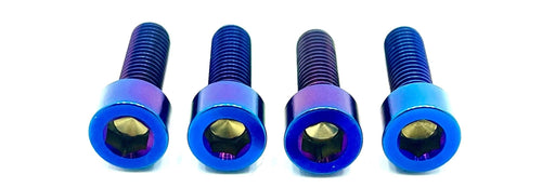 Titanium Surron Axle Pinch Titanium Bolts for EXT Ferro Fork Burnt Blue EXT Fork Titanium Axle Pinch Bolts