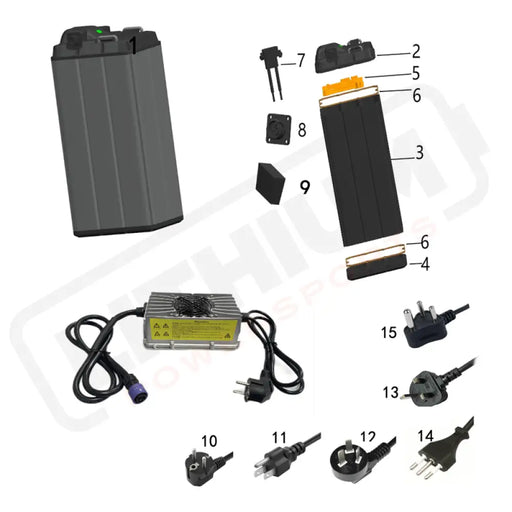 BATTERY AND CHARGER (R MX4) - Lithium Powersports