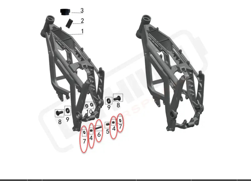 Bearing Kit | Lower Suspension Linkage | Talaria MX3 / MX4 Bearings