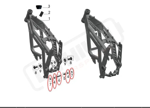 Bearing Kit | Lower Suspension Linkage | Talaria MX3 / MX4 Bearings
