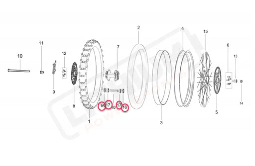 Bearing Kit | Rear Wheel | Talaria MX5 Bearings