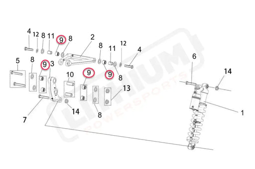 Bearing Kit | Suspension Linkage | Surron LBX Bearings