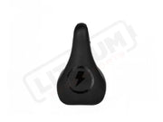 BOLT LOGO SADDLE - BLACK - Lithium Powersports