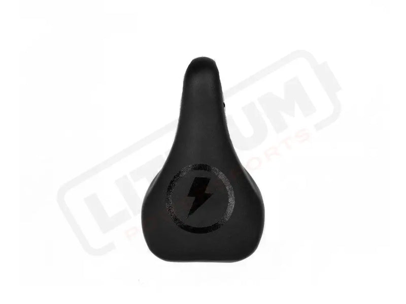 BOLT LOGO SADDLE - BLACK - Lithium Powersports
