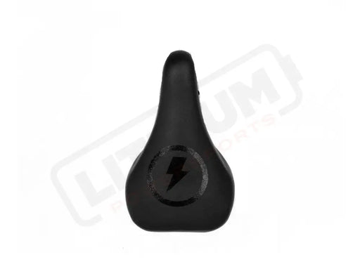 BOLT LOGO SADDLE - BLACK - Lithium Powersports