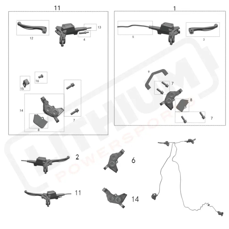BRAKES (MX3) - Lithium Powersports