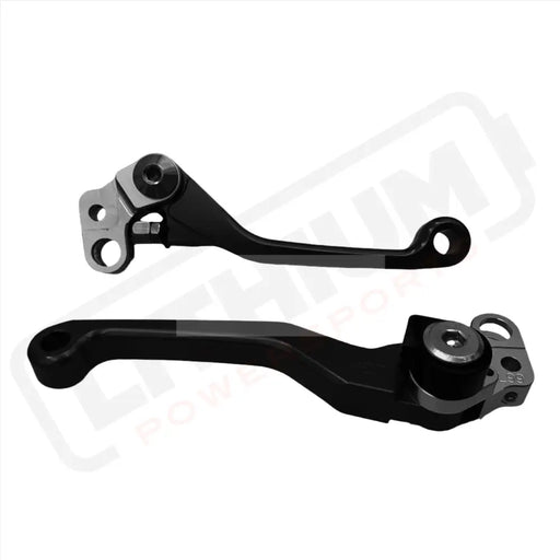 Break-Away Folding Aluminum Brake Lever Set | Surron LBX | Talaria Sting - Black - Levers