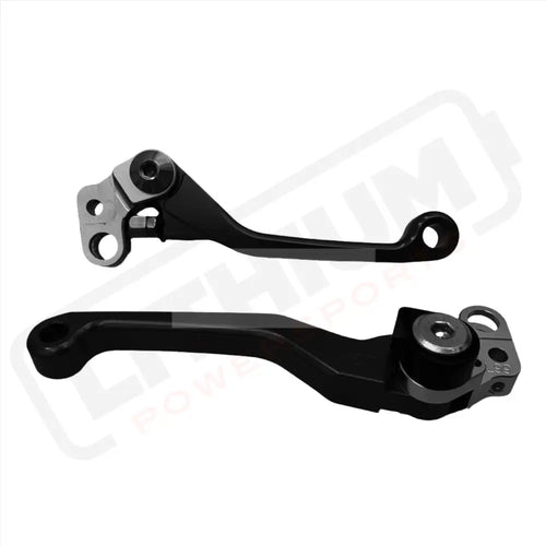 Break-Away Folding Aluminum Brake Lever Set | Surron LBX | Talaria Sting - Black - Levers